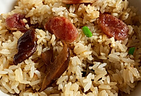 粒粒分明的香菇腊肠饭（压力锅版）的做法