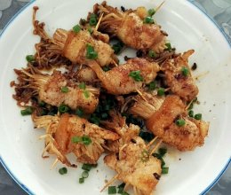 五花肉香菇卷的做法