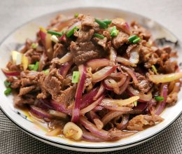 洋葱炒牛肉的做法