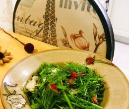 #春日养生局#凉拌口蘑茴香菜的做法