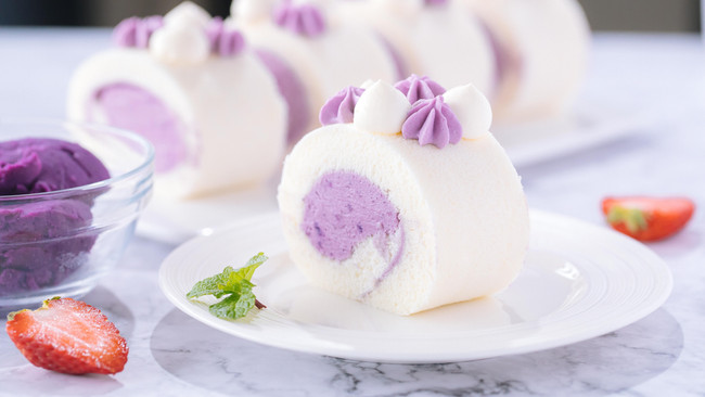 紫薯天使蛋糕卷的做法