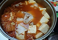 泡菜白肉豆腐汤的做法