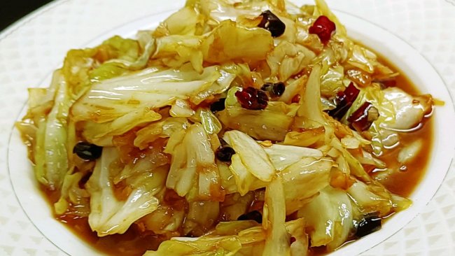 家常手撕酸辣包菜的做法