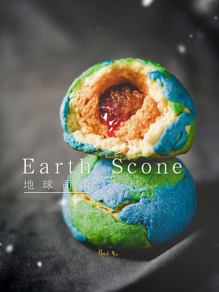 地球结构司康的做法