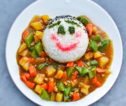 儿童咖喱饭#咖喱萌太奇#的做法