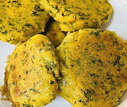 玉米面菜饼子的做法