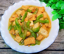 丝瓜烧油豆腐的做法