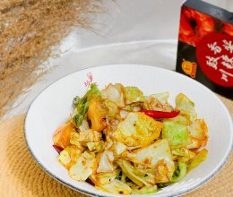 #豪吉小香风 做菜超吃香#爆炒圆白菜的做法