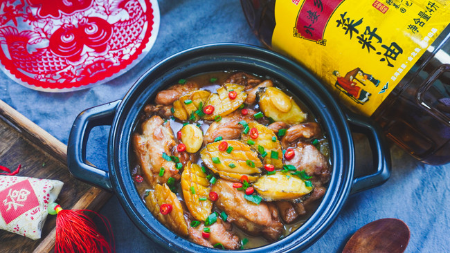 山鸡鲍鱼锅的做法