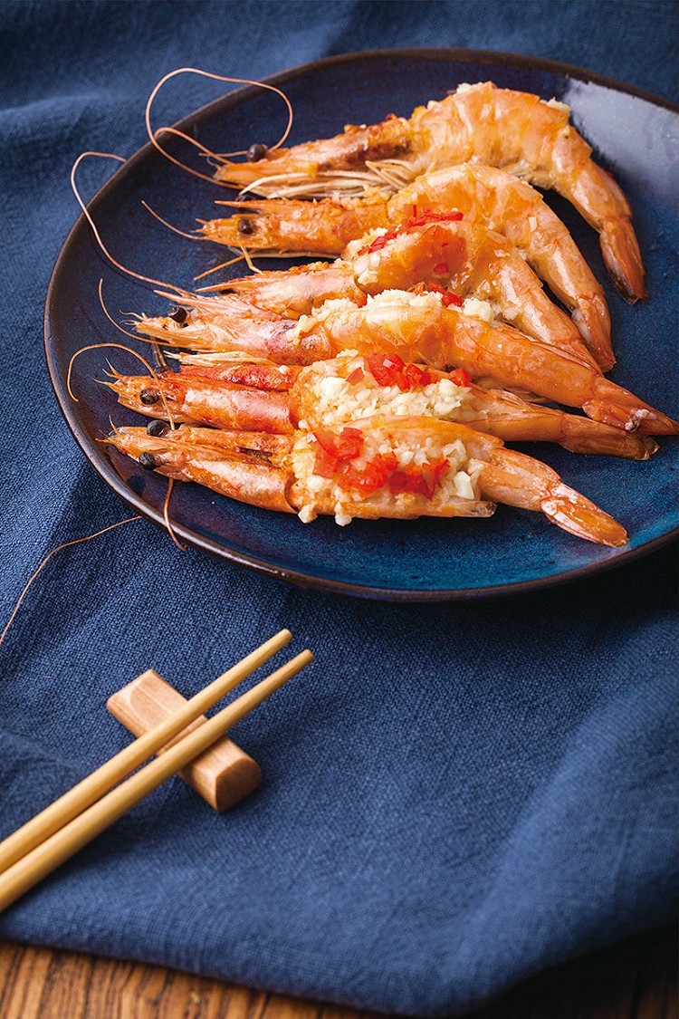 芙蓉开背虾的做法