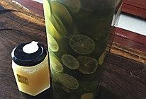 青柠蜂蜜的做法