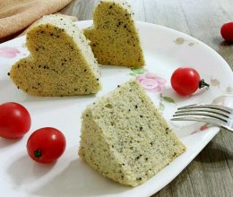 杏仁黑芝麻补肾戚风#haollee烘焙学堂#的做法