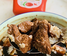 #暖冬酱在手，嗨吃部队锅#韩式蒸牛肉的做法