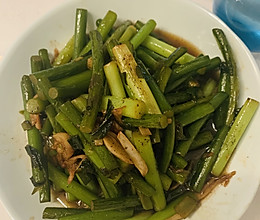 清炒蒜苔的做法