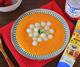 #新年好食，只炼好事#金银满屋｜奶香南瓜丸子羹的做法