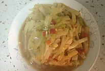 剁椒醋溜白菜棒的做法