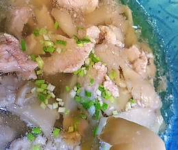 平菇滑肉片汤的做法