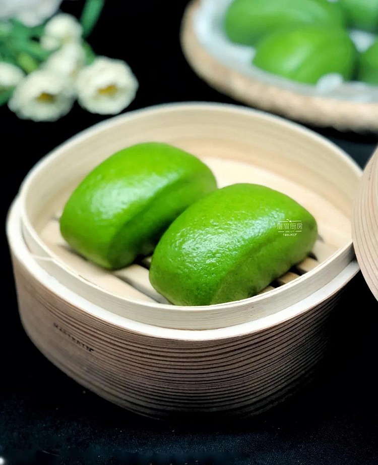 菠菜小馒头的做法