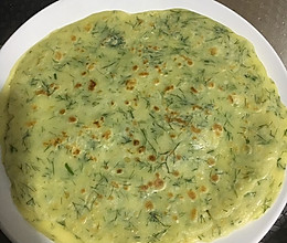 茴香煎饼的做法