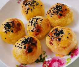 没有蛋黄的蛋黄酥的做法