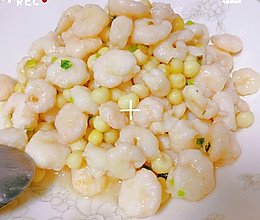 鸡头米炒虾仁的做法