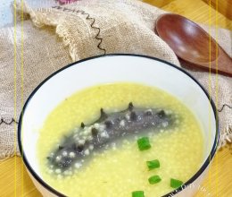#黄河路美食#海参小米粥的做法