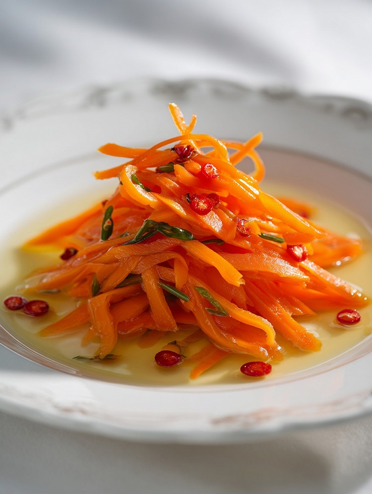 跳水泡菜的简单做法（胡萝卜版）的做法