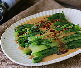 降压低卡｜麻酱拌莴笋叶的做法
