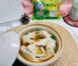 #感恩节烹饪挑战赛#韭菜肉馅大馄饨的做法