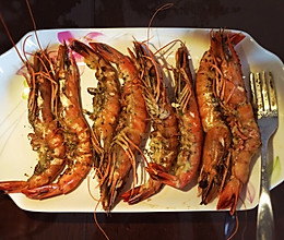 芝士焗大虾的做法