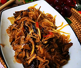 #我们约饭吧#香菇萝卜丝。的做法