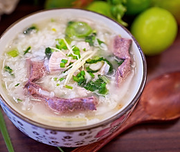 生滚猪肝肉丝粥的做法