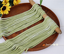 自制翡翠面条的做法