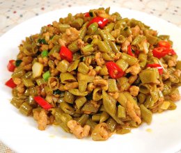 肉沫酸豆角的做法