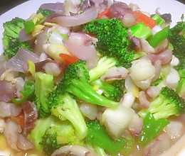 时蔬章鱼足的做法