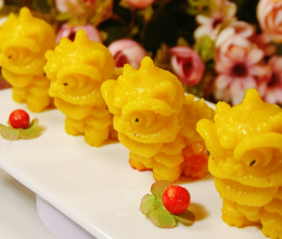 🦁醒狮马蹄糕✅太漂亮啦！喜庆节日糕点！的做法