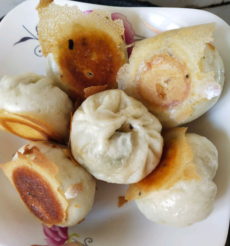 小白菜素馅生煎的做法