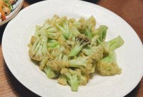 炒花菜的做法