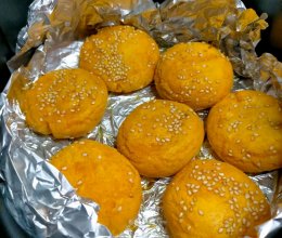 南瓜小饼 空气炸锅版的做法