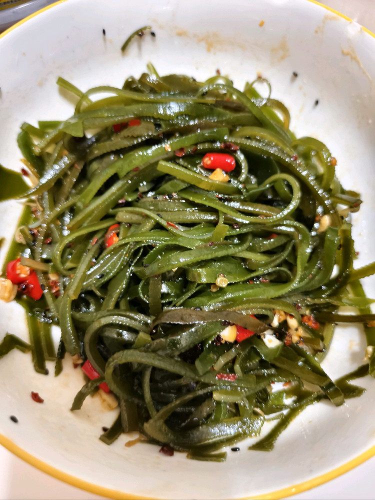 麻辣芝麻海带丝的做法