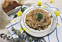 奶酪蘑菇炖糙米饭的做法