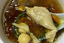 红枣枸杞桃胶花胶糖水的做法