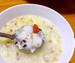 桂花醪糟小汤圆的做法