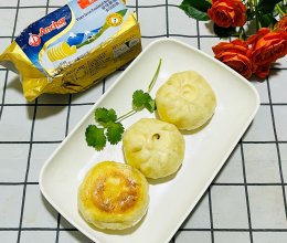 #奶香四溢 暖锅佳味#香煎黄油包子的做法