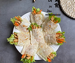 鸡胸肉口袋饼的做法
