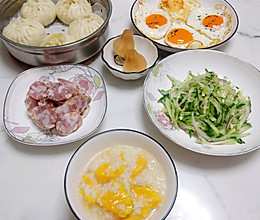 #一学就会快手菜#一份营养又美味快手早餐的做法