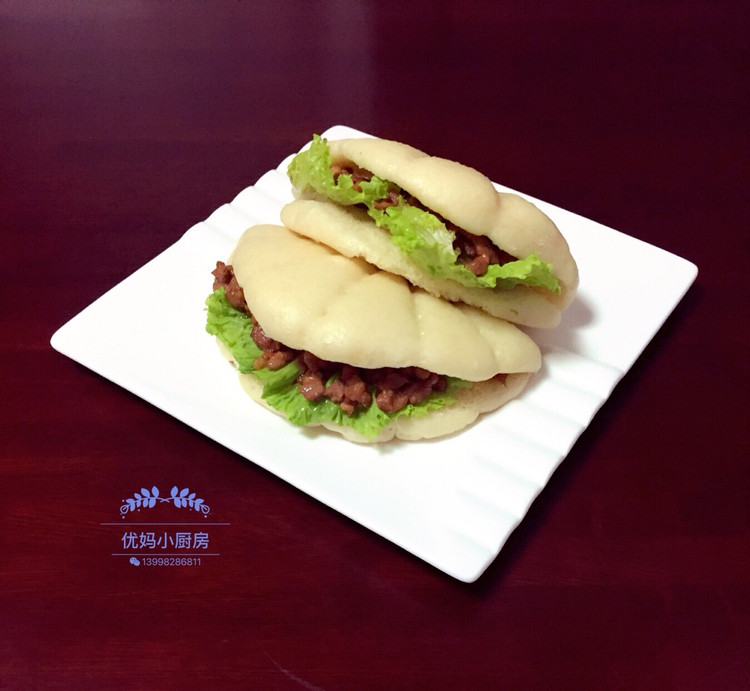 肉夹荷叶饼的做法