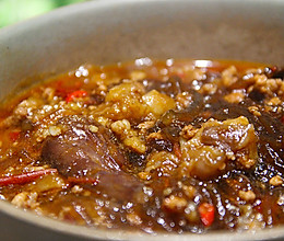 肉末茄子粉丝煲的做法