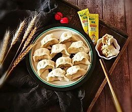 鸡汁白菜水饺#太太乐鲜鸡汁蒸鸡原汤#的做法