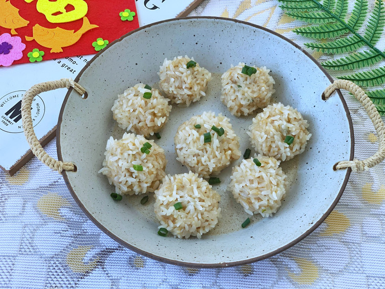开运年菜蒸蒸日上珍珠肉圆的做法